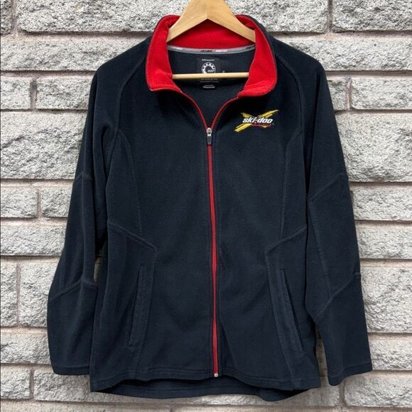 Brp Other - Kids Ski-Doo Black Fleece Jacket with Red Accents sz 14/16